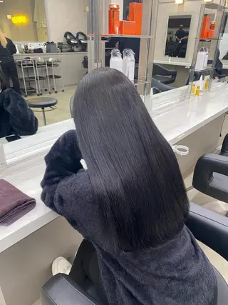 ロング カラー ヘアアレンジ キッズ TRU Shino🦋のマツエク・マツパデザイン