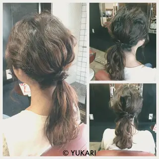 ヘアアレンジ 髪質改善/艶髪/ 木山ゆかりのヘアスタイル