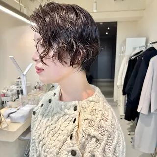 ショート パーマ ショート・ボブ ・ウルフ✂︎IMAIのヘアスタイル