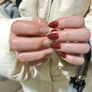 ネイル パラあり！フィルイン 美フォルムのネイルデザイン