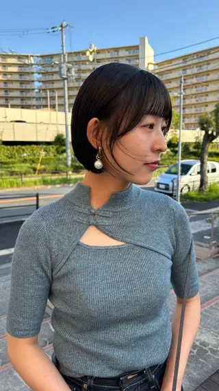 ショート やまぐち もえかのヘアスタイル