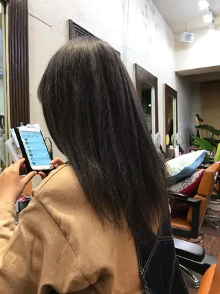 セミロング 木村 瞬のヘアスタイル