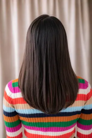 ロング カラー パーマ クセ毛解決💠艶髪 縮毛矯正💠棚村竜太のヘアスタイル