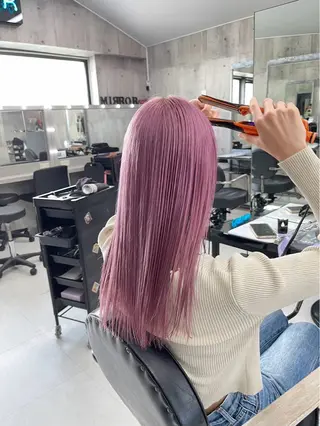ミディアム カラー パーマ ヘアアレンジ メンズ キッズ レイヤーの魔術師 𓍼takumi𓍼のヘアスタイル