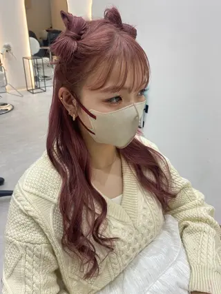ヘアアレンジ 髪質改善/艶カラー 🎀レイヤーカットのヘアスタイル