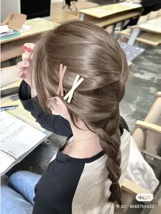 カラー 透明感ベージュ🎀 Anju/渋谷🎀のヘアスタイル