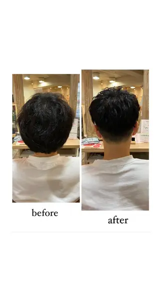 メンズ 井上 日菜乃のヘアスタイル