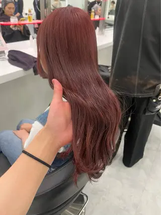 カラー 🎀ガーリー暖色モテ ヘア🎀/MAO🎀のヘアスタイル