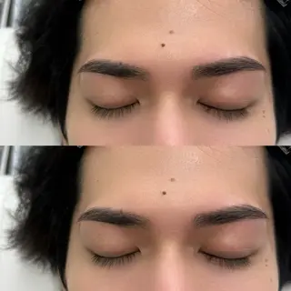 メンズ アイブロウ WHITE EYE 表参道眉毛専門店所属・原宿/表参道🤍 akari🍎のマツエク・マツパデザイン