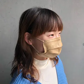 ミディアム Glanz hair 坂牛匠のヘアスタイル