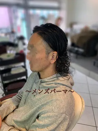 ロング パーマ メンズ ~増田 勇輝~のヘアスタイル