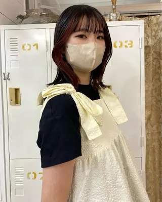 セミロング カラー YURAGI🌿 SAKIのヘアスタイル