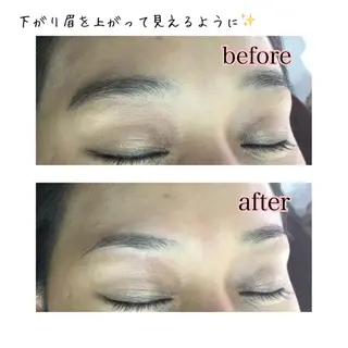 ショート ミディアム セミロング ロング カラー パーマ ヘアアレンジ ネイル マツエク・マツパ 眉毛サロン DUAL 恵比寿の眉毛・アイブロウイメージ