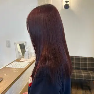 ロング カラー 水谷 優華のヘアスタイル