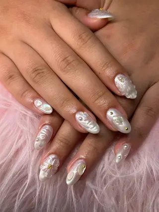 ネイル rukianail 新里のネイルデザイン