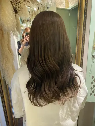 ロング 透明感カラー/韓国 ヘア🩶yuri🩵のヘアスタイル