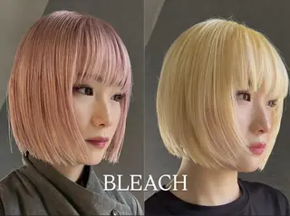 ショート ARCANAブリーチ ダブルカラー🌟原宿のヘアスタイル