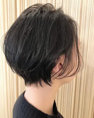 ショート くせ毛×ショート 上岡勇祐のヘアスタイル