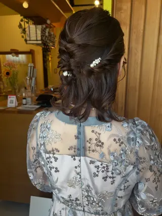 ヘアアレンジ 加岳井 しおりのヘアスタイル