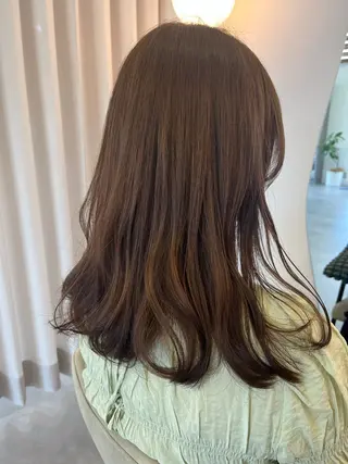 セミロング カラー 村田 萌のヘアスタイル