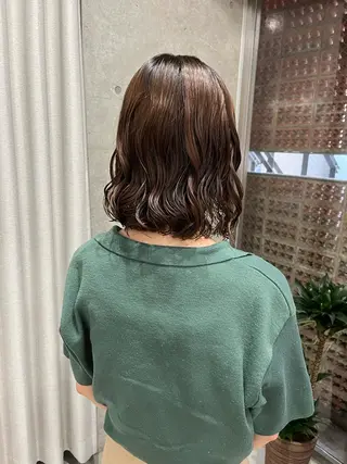 ショート パーマ ロングパーマ木村 ボブパーマのヘアスタイル