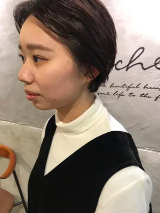 ショート さの あやねのヘアスタイル