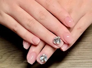 ネイル By moonネイル 🌷ワンホン/韓国風のネイルデザイン