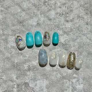 ネイル 大島 玲奈のネイルデザイン