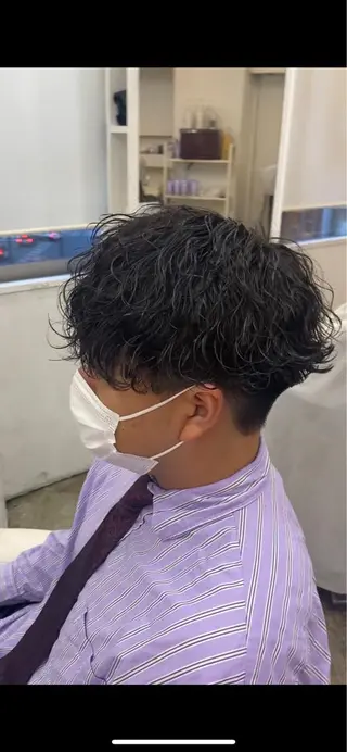 ショート パーマ メンズ dot.グループ指名 No.1橋本滉太のヘアスタイル