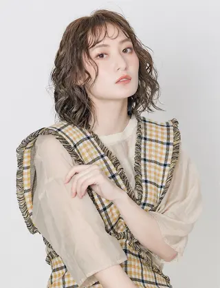 パーマ Lino by hoNuaのヘアスタイル
