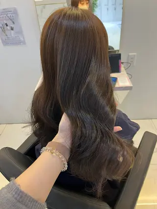 ロング 透明感カラー/大阪 Rieのヘアスタイル