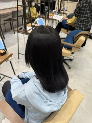 ロング カラー ブリーチなしwカラー /艶カラー/oukaのヘアスタイル