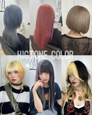 カラー ハイトーン/エクステ 韓国風/y2kカイラのヘアスタイル