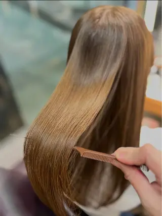 ロング カラー アレンジ/艶髪/ 艶カラー/koumeのヘアスタイル