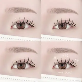 マツエク・マツパ Lucia 久留米店のマツエク・マツパデザイン