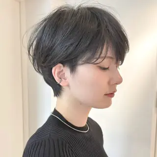 ショート 落合 美穂のヘアスタイル