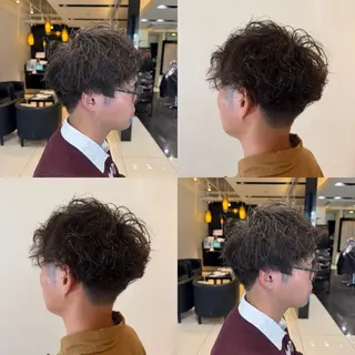 パーマ メンズ 髪質改善カラー🦋 田村のヘアスタイル