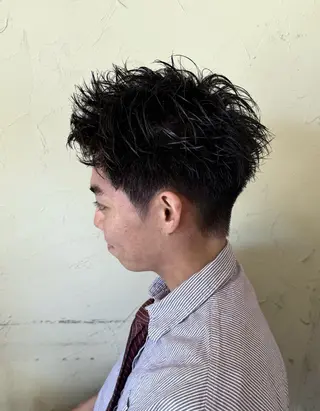 ショート メンズ メンズ特化/パーマ指 名No.1/百瀬太郎のヘアスタイル