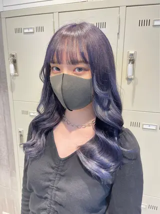 セミロング カラー ダブルカラー特化💍 tiam💍韓国ヘアのヘアスタイル