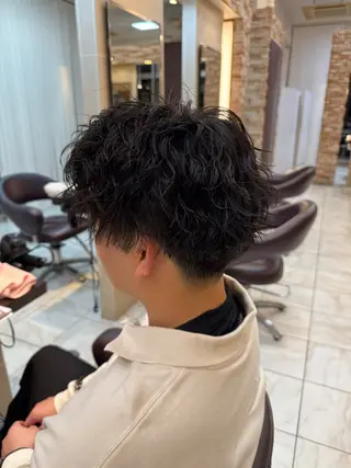 パーマ メンズ ⭐️メンズパーマ /カラー宮野翔のヘアスタイル