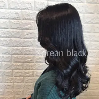 ロング 烏丸韓国ヘア🇰🇷 ayaka🎀のヘアスタイル