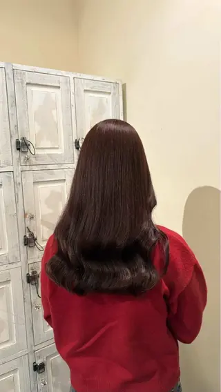 カラー ルプラボウ ふくい きなりのヘアスタイル