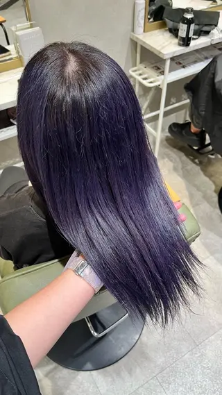 ミディアム カラー 新宿/ヘアカラー AiNAのヘアスタイル