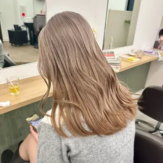 セミロング カラー ブリーチなし/レイヤ ー特化🌈Tommyのヘアスタイル