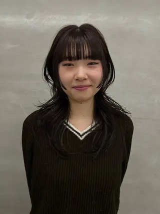 ロング サカモト ナオミのヘアスタイル