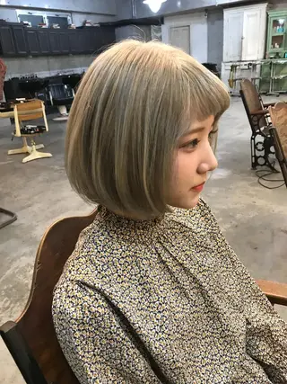 ショート カラー 韓国レイヤー/艶髪 WATSUKIのヘアスタイル