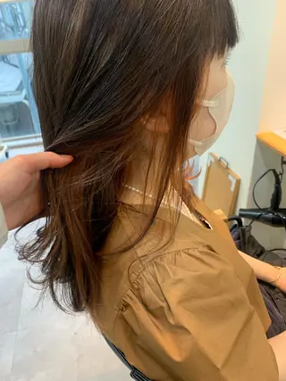 ミディアム カラー AR.MARA サトウヒカルのヘアスタイル