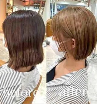 ミディアム ORO所属・米田 有里のヘアスタイル