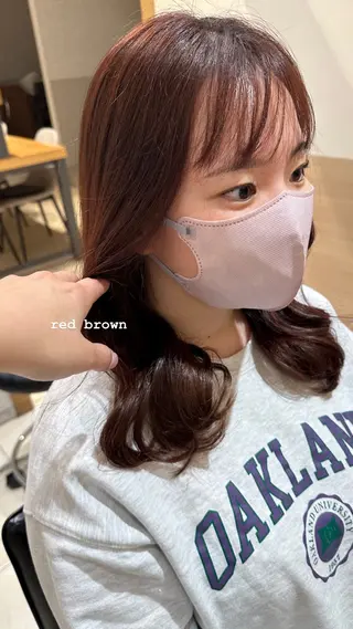 ロング カラー 天野 瑠真のヘアスタイル