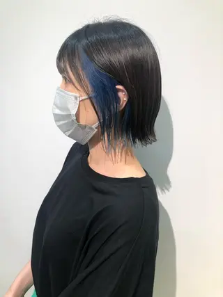 ミディアム カラー 髪質改善/レイヤー/ お顔まわり/Ami.のヘアスタイル